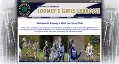 Desktop Screenshot of looneyslaxclub.com